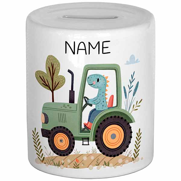 Die "Fahrschule" Spardose für Kinder | Personalisiert mit Namen & Motiv