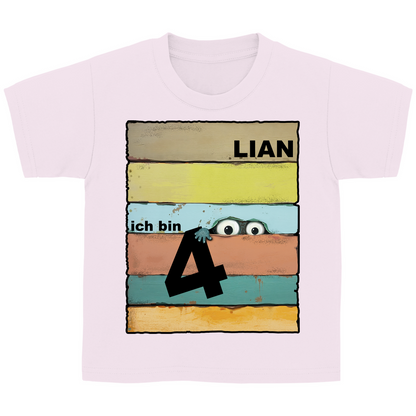 Geburtstagsshirt Kinder Personalisiert mit Namen & Alter – T-Shirt für Jungen & Mädchen