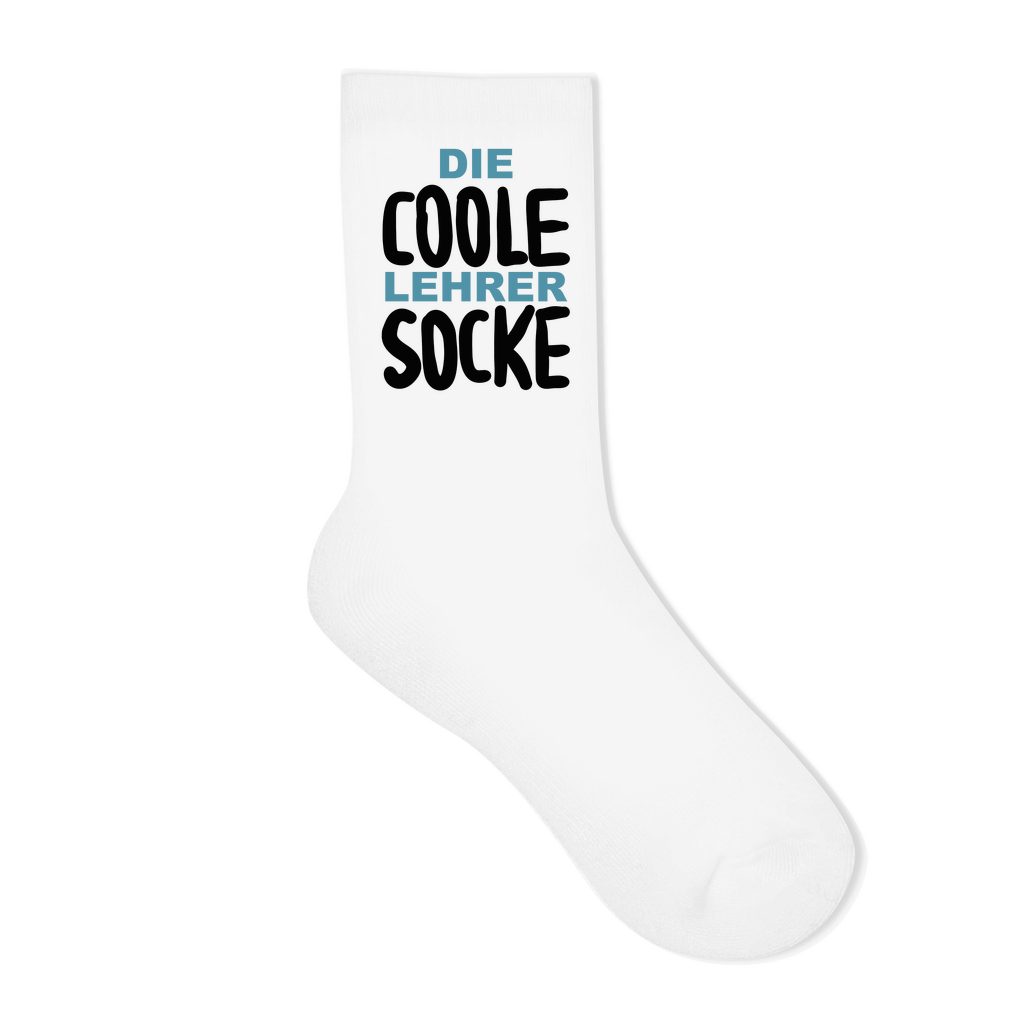 Lustige Coole Lehrer-Socken | Personalisierbares Abschiedsgeschenk für Erzieher & Pädagogen