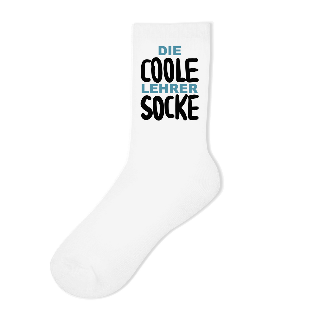 Lustige Coole Lehrer-Socken | Personalisierbares Abschiedsgeschenk für Erzieher & Pädagogen