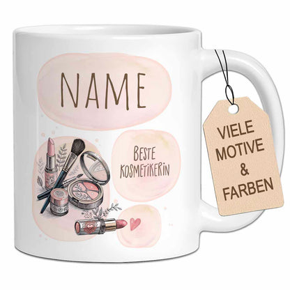 Die "Beste..." Tasse | Personalisiert für Friseurin, Kosmetikerin, Nageldesignerin
