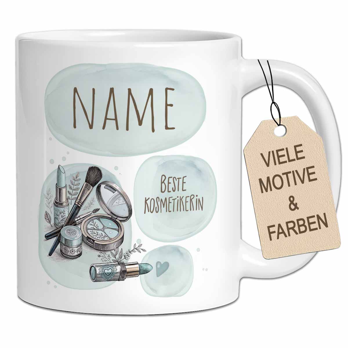 Die "Beste..." Tasse | Personalisiert für Friseurin, Kosmetikerin, Nageldesignerin