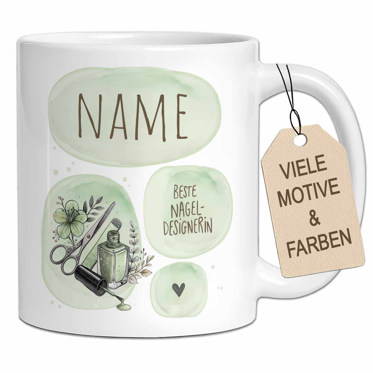 Die "Beste..." Tasse | Personalisiert für Friseurin, Kosmetikerin, Nageldesignerin