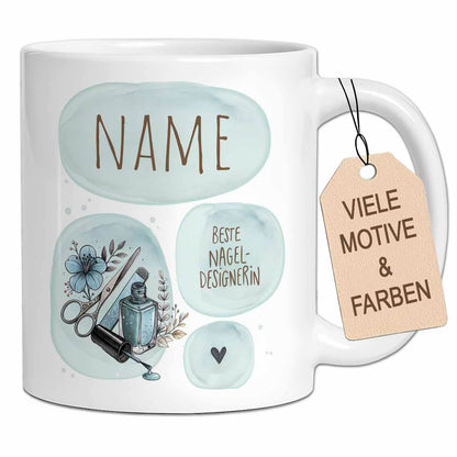 Die "Beste..." Tasse | Personalisiert für Friseurin, Kosmetikerin, Nageldesignerin