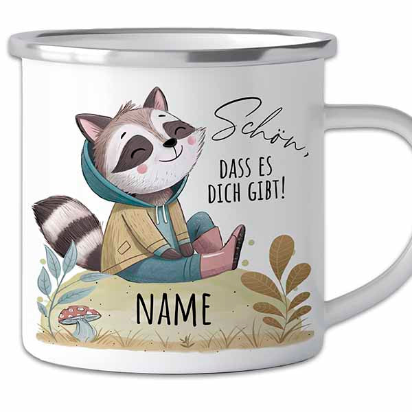 Der persönliche "Best Friend" Becher aus Emaille für Kinder