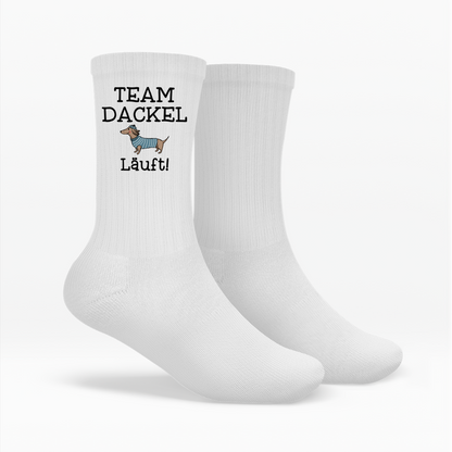 Die "Team Dackel" Retro-Tennissocken | Lustiges Geschenk