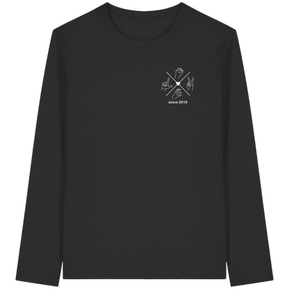 Personalisiertes Partner-Longsleeve Shirt "Compass & Love"