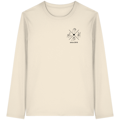 Personalisiertes Partner-Longsleeve Shirt "Compass & Love"