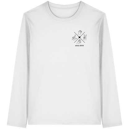Personalisiertes Partner-Longsleeve Shirt "Compass & Love"