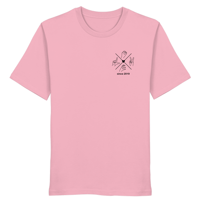 Partnerlook T-Shirt "Compass & Love" | Personalisiert & Bio-Qualität