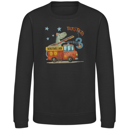 Das "Feuerwehr-Dino" Geburtstags-Shirt | Personalisiert