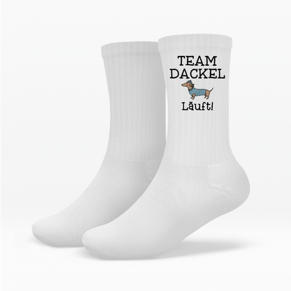 Die "Team Dackel" Retro-Tennissocken | Lustiges Geschenk