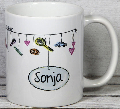 Tagesmutter Dankeschön Geschenk PERSONALISIERBARE Tasse
