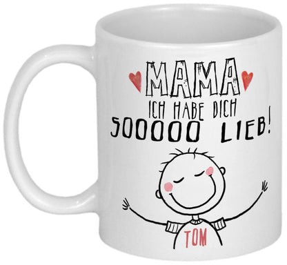 Mama Tasse personalisiert Muttertag Geburtstagsgeschenk Muttertagsgeschenk Mutter Tochter
