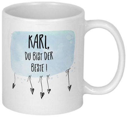 Geschenk für werdenden Opa Tasse mit Spruch, Personalisiert