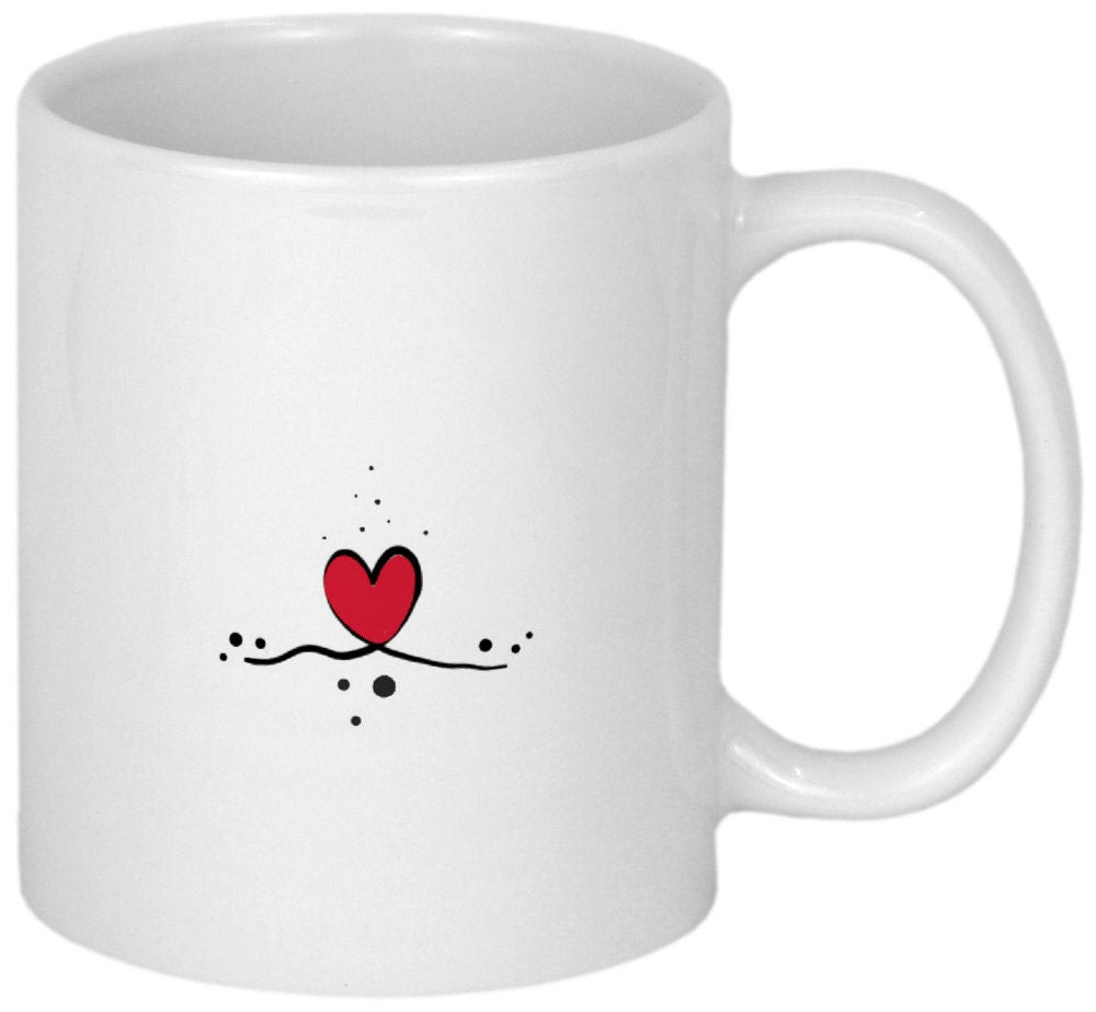 Danke Geschenk Dankeschön Sprüche Tasse mit Spruch Kleine Menschen brauchen große Herzen wie Deins Abschied Abschiedsgeschenk