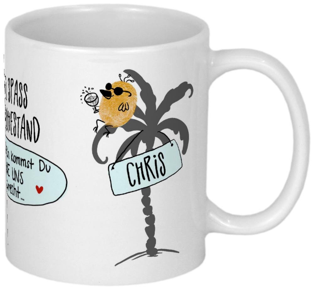 Rentner Geschenk zur Pensionierung Abschiedsgeschenk Ruhestand Geschenke zur Rente lustige Tasse mit Namen personalisiert