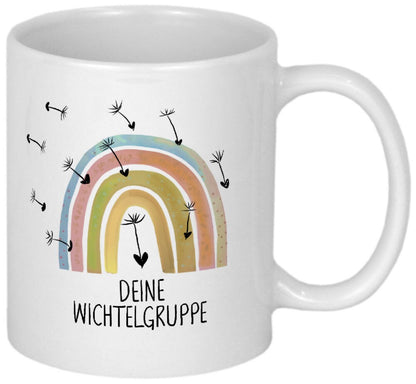 Abschied Kindergarten Abschiedsgeschenke Erzieherin Geschenk Tasse mit Namen Dankeschön Kita Tagesmutter Geschenkidee Erzieher Regenbogen