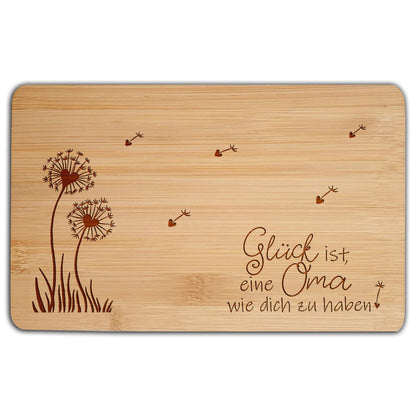 Oma Geschenk Opa Frühstücksbrett Holzbrett mit Gravur Größenauswahl Vesperbrett Geburtstag Großeltern Weihnachtsgeschenk Geburtstagsgeschenk