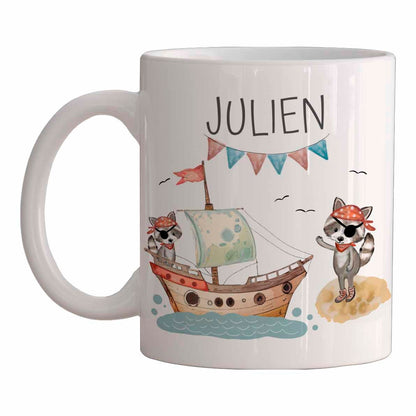 Kinder Tasse Personalisiert - Kindertasse Feuerwehr, Bagger usw. als Geburtstagsgeschenk, Kinderbecher Kita, Kindergarten Kinder Geschenk
