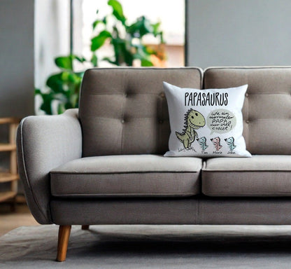 Personalisiertes Mama Geschenk – lustiger Kissenbezug mit Füllung, Geburtstagsgeschenk, Weihnachtsgeschenk, Muttertagsgeschenk, Mamasaurus