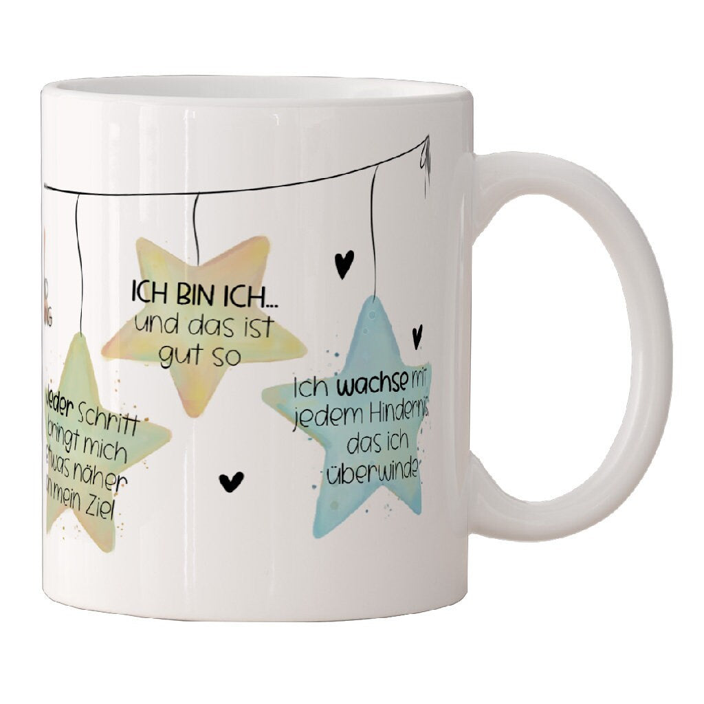 Motivations Tasse Geschenk – Mit Affirmation und Spruch, perfekt als positive Geschenkidee, als Geburtstagsgeschenk u. Weihnachtsgeschenke