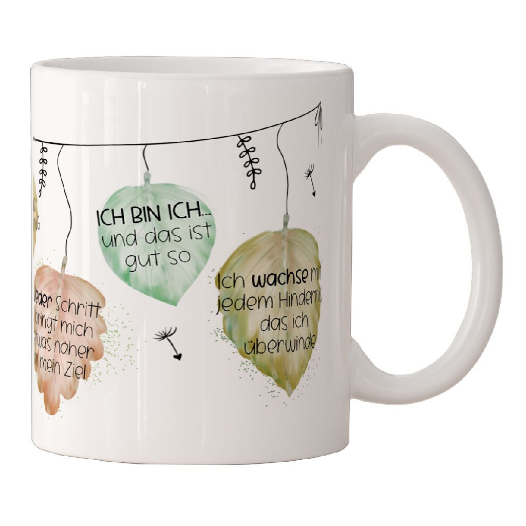 Motivations Tasse Geschenk – Mit Affirmation und Spruch, perfekt als positive Geschenkidee, als Geburtstagsgeschenk u. Weihnachtsgeschenke
