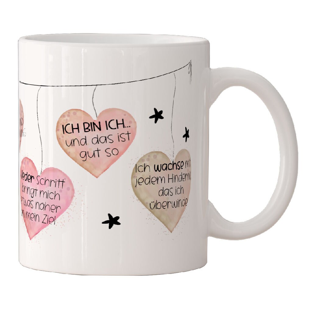 Motivations Tasse Geschenk – Mit Affirmation und Spruch, perfekt als positive Geschenkidee, als Geburtstagsgeschenk u. Weihnachtsgeschenke