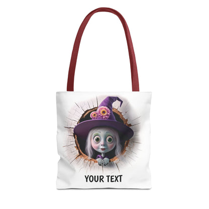 Stofftasche, personalisierte Tasche, Stoffbeutel als Geburtstags- und Weihnachtsgeschenk zu Weihnachten, Halloween, Geburtstag Fasching Hexe