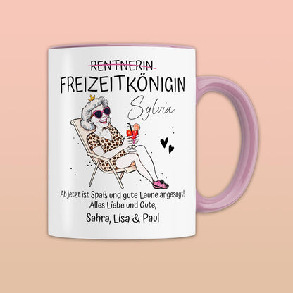 Lustige Rentner Geschenkideen - Tasse Abschiedsgeschenke Rente & Ruhestand Abschied, Renteneintritt Geschenk für Männer, Freizeitkönig Humor