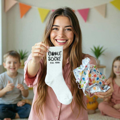 Die "Coole Socke Ltd. Ed." – Personalisierte Jahrgangs-Socken