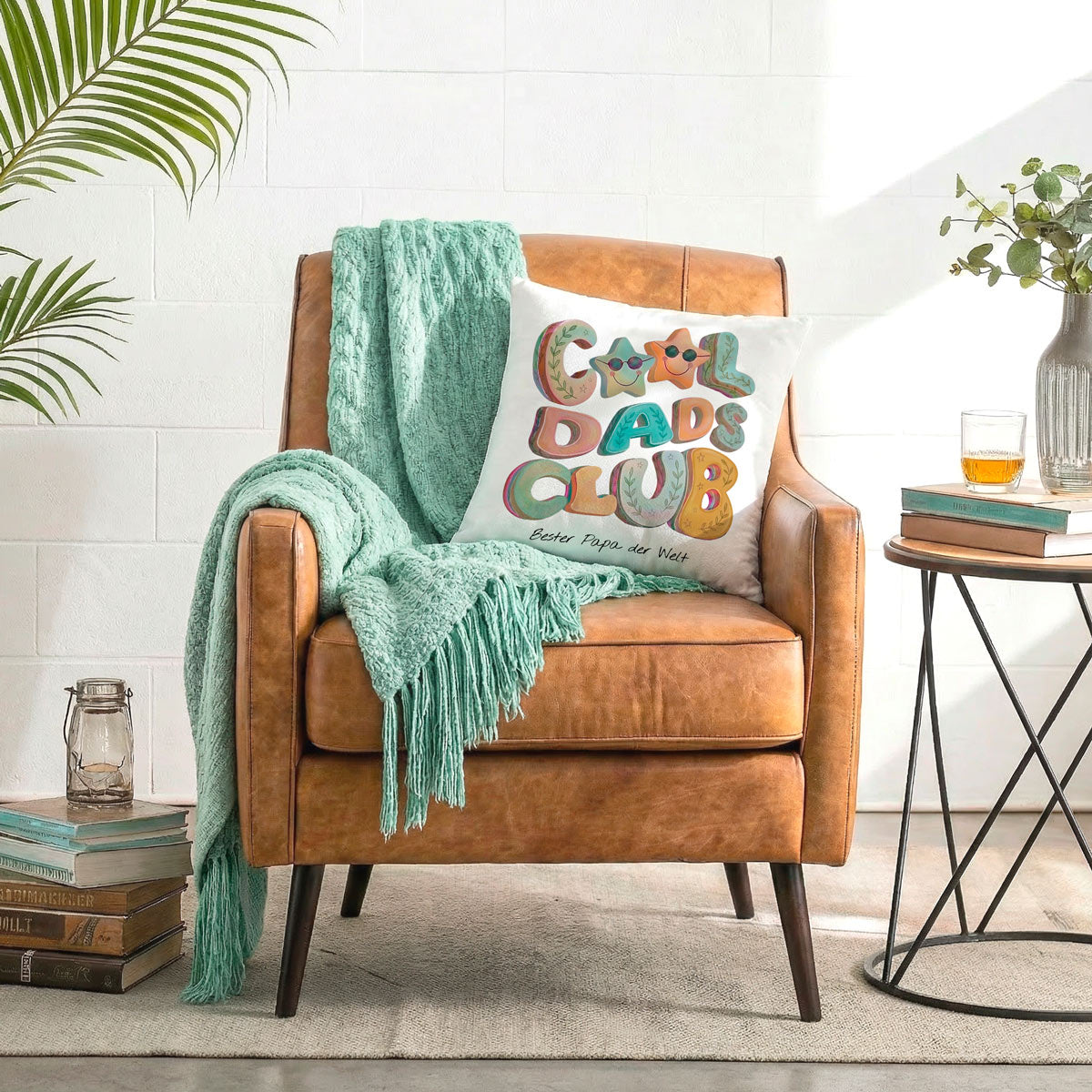 Personalisierbares Kissen "Cool Moms Club" (inkl. Füllung)