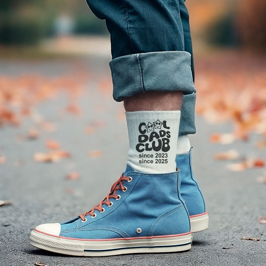 Personalisierte Cool Dads Club Socken | Geschenk Papa & Vatertag