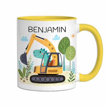 Die personalisierte Fahrzeug-Tasse für kleine Helden