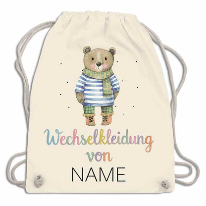 Personalisierter Wechselkleidungsbeutel für die Kita (18 Retro-Motive)