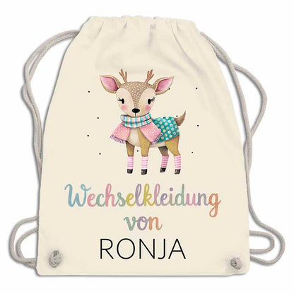 Personalisierter Wechselkleidungsbeutel für die Kita (18 Retro-Motive)