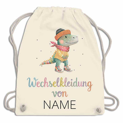 Personalisierter Wechselkleidungsbeutel für die Kita (18 Retro-Motive)