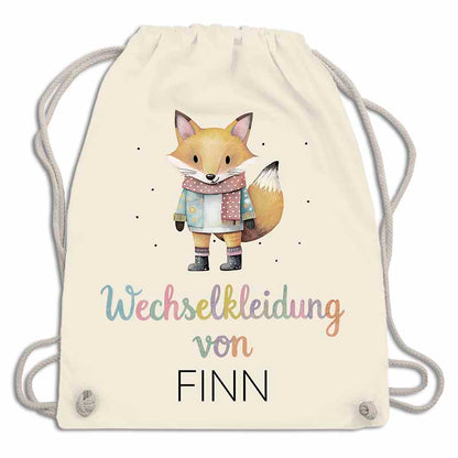 Personalisierter Wechselkleidungsbeutel für die Kita (18 Retro-Motive)