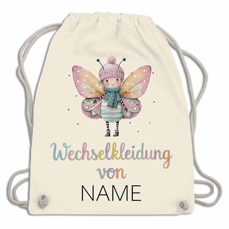 Personalisierter Wechselkleidungsbeutel für die Kita (18 Retro-Motive)