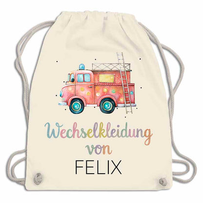 Personalisierter Wechselkleidungsbeutel für die Kita (18 Retro-Motive)