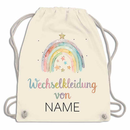 Personalisierter Wechselkleidungsbeutel für die Kita (18 Retro-Motive)